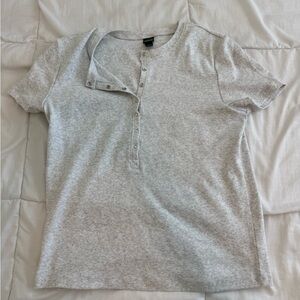 Light Gray Short Sleeve Tee